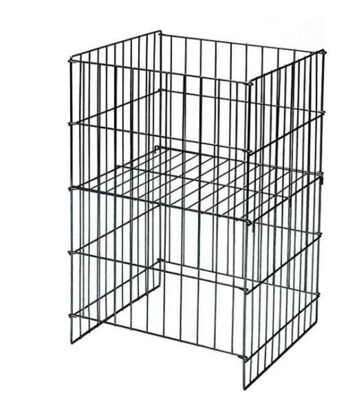 SQUARE WIRE DUMP BIN Detroit Store Fixture Co. Custom made slatwall