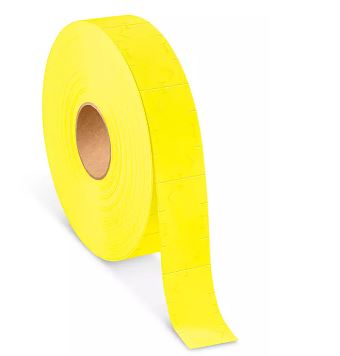 YELLOW LABELS FOR M1151 LABELING TOOL - Detroit Store Fixture Co ...