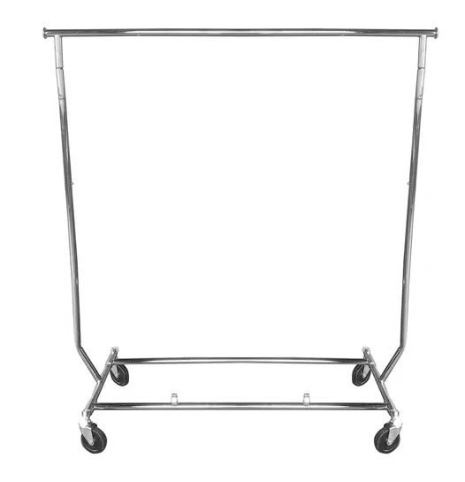 FOLDING SALESMAN GARMENT RACK Detroit Store FIxture