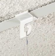 Drop Ceiling Hook White