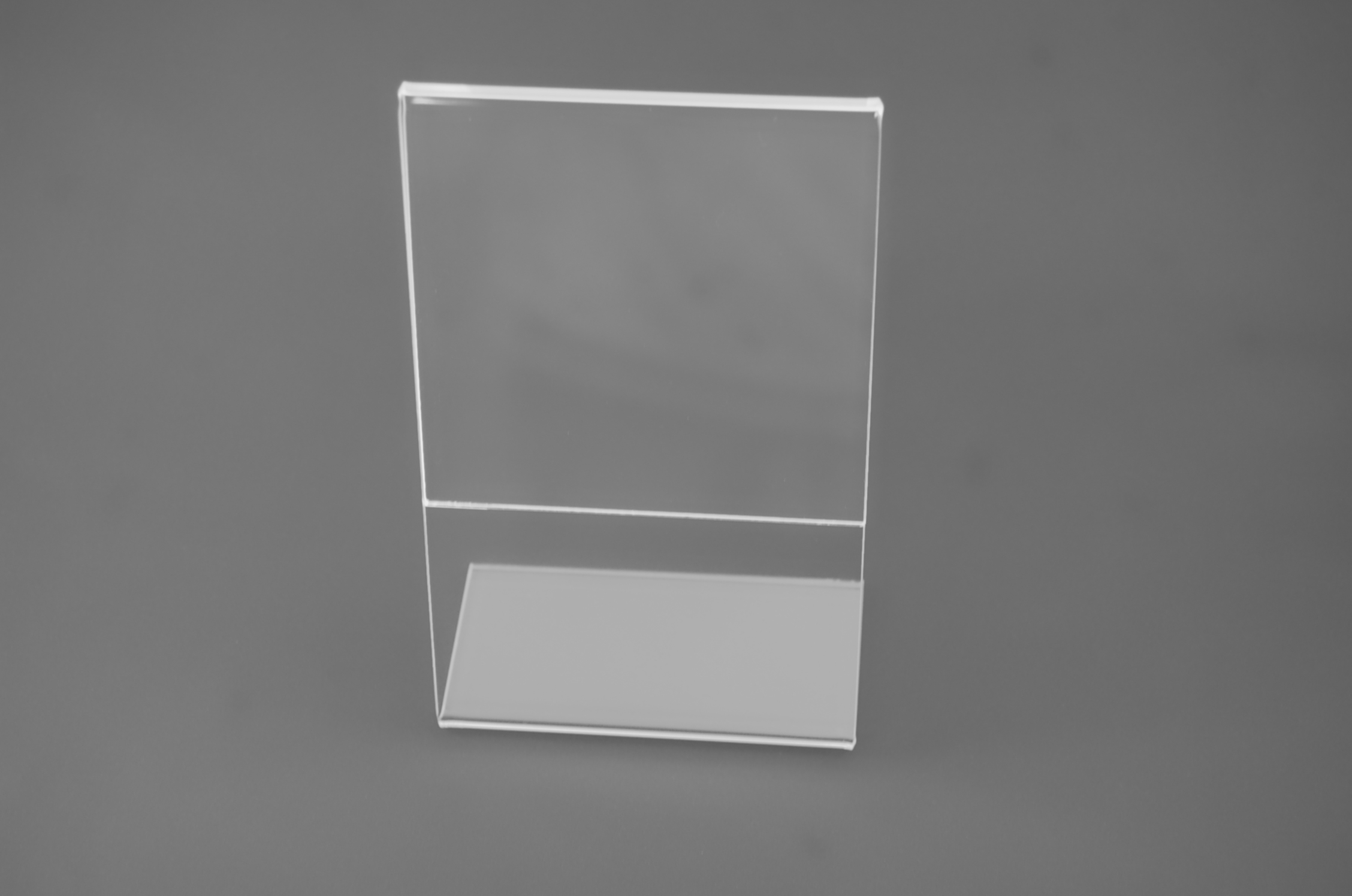 Acrylic Slant Back Sign Holder - Ores Display Systems