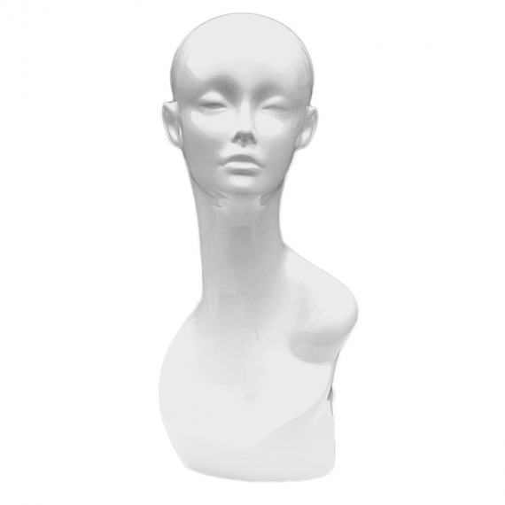 FEMALE HEAD FORM - Detroit Store Fixture Co. | Custom made slatwall and ...