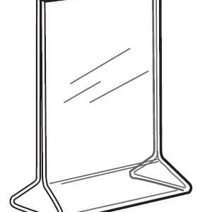 ACRYLIC SIGN HOLDER TOP LOADING 3X5