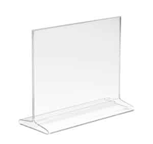 ACRYLIC SIGN HOLDER TOP LOADING 7 X 5
