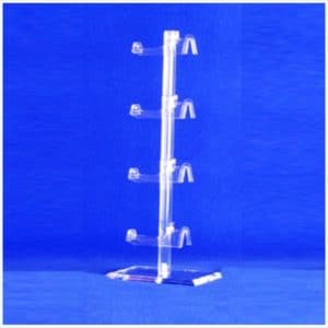 ACRYLIC FREE STANDING EYE WEAR POST 12"H