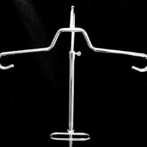 COUNTER TOP BLOUSE DISPLAY CHROME