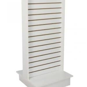 2 WAY SLATWALL MERCHANDISER WHITE