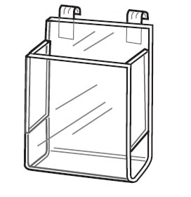 Gridwall SINGLE POCKET BROCHURE HOLDER 8" X 11"