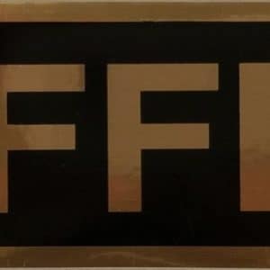 ADHESIVE INFORMATION SIGN