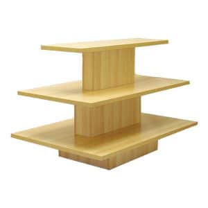 3 TIER RECTANGULAR TABLE DISPLAY