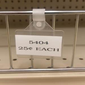 2" FLIP FOLD LABEL HOLDER