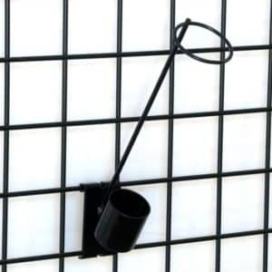 Gridwall FLAG/STEM HOLDER BLACK