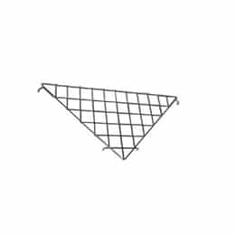 TRIANGULAR Gridwall SHELF CHROME