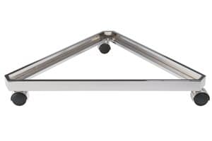 Gridwall TRIANGLE BASE CHROME