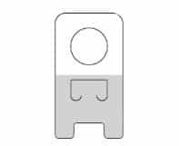 HANG TAB ROUND HOLE