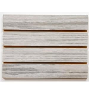 ASHEN OAK MELAMINE SLATWALL 4'H X 8'L