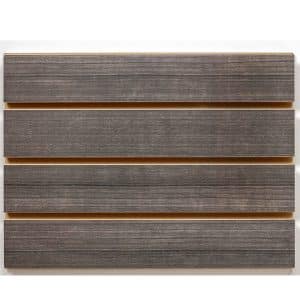 SMOKY BIRCH MELAMINE SLATWALL 4'H X 8'L