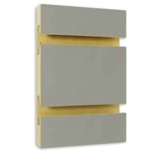 DARK GRAY MELAMINE SLATWALL 4'H X 8'L