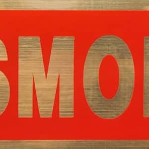 ADHESIVE INFORMATION SIGN