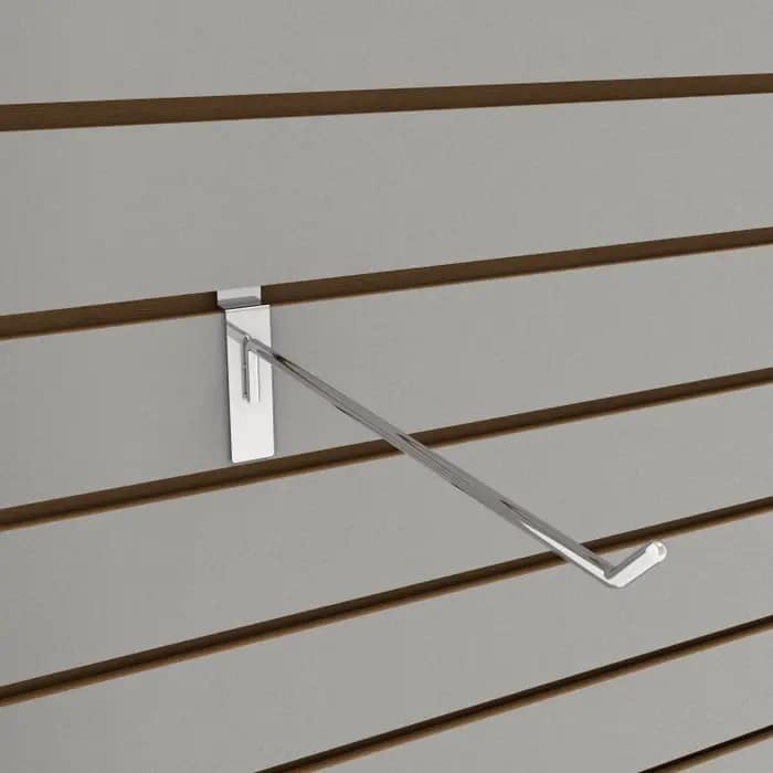 10" CHROME SLATWALL HOOK - 1/4" - Image 2