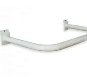 U-SHAPED ROUND HANGRAIL WHITE