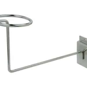 SLATWALL MILLINERY DISPLAY CHROME