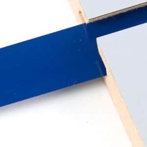 VINYL SLATWALL INSERT BLUE