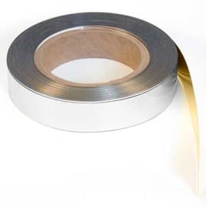 VINYL SLATWALL INSERT GOLD/SILVER
