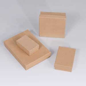 JEWELRY GIFT BOX KRAFT 3X3