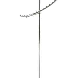 HALF SPIRAL COSTUMER RACK CHROME