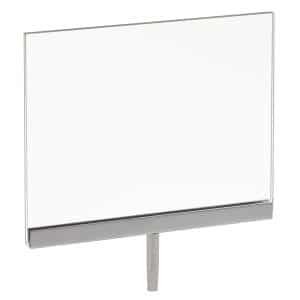 ACRYLIC SIGN WITH STEM 7" X 5 1/2"