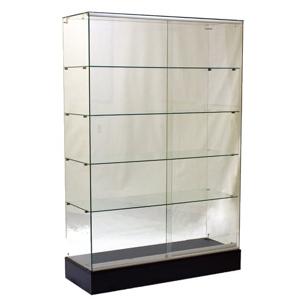 UPRIGHT FRAME-LESS DISPLAY CASE