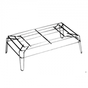 WIRE SHOPPING BASKET STAND