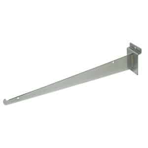14" SLATWALL SHELF BRACKET, CHROME