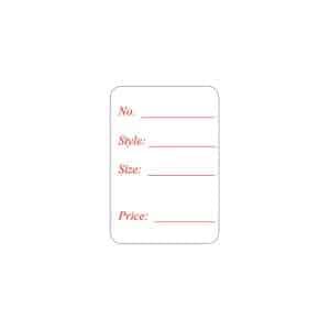 ADHESIVE SQUARE TAG