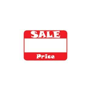 ADHESIVE SQUARE SALE TAG