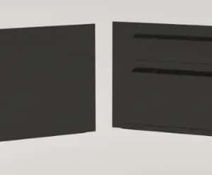 PRIVACY END PANEL FOR DELUXE EV SHOWCASE